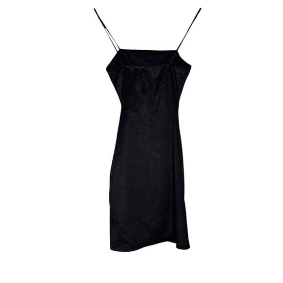 Women's - Windsor Black Satin Mini Dress, Size Small - Picture 8 of 8